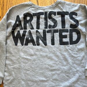 Freecity Gray Crew Neck Sweatshirt Relaxed Fit